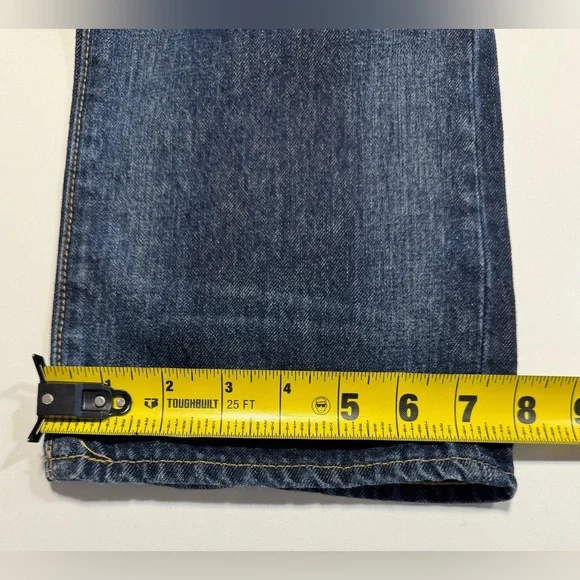 Polo Ralph Lauren Mens Varick Slim Straight Blue Denim Size 36X32 (38X31) Actual - Picture 12 of 12